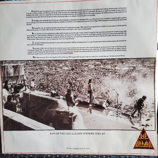 Def Leppard : Hysteria (LP, Album, Cin)