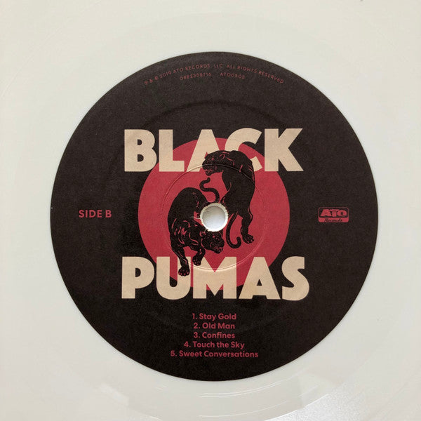 Black Pumas : Black Pumas (LP, Album, RE, Whi)