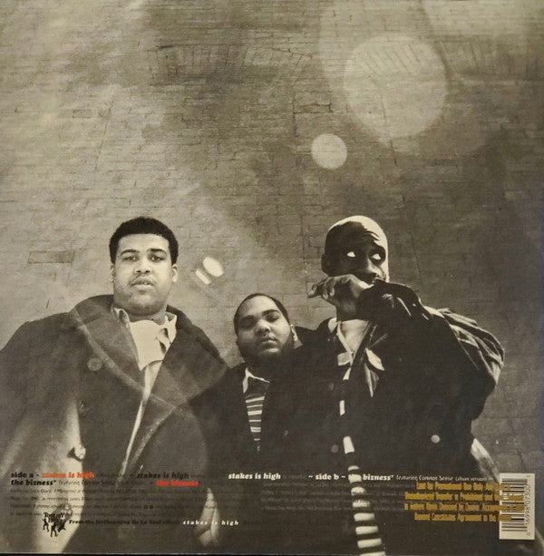 De La Soul : Stakes Is High (12", Promo)