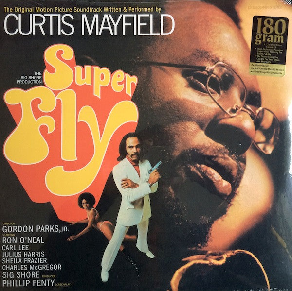 Curtis Mayfield : Super Fly (LP, Album, Ltd, RE, 180)