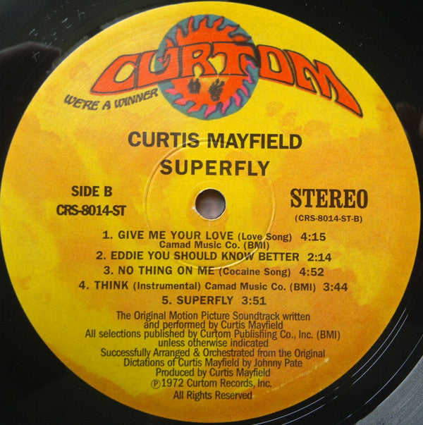 Curtis Mayfield : Super Fly (LP, Album, Ltd, RE, 180)