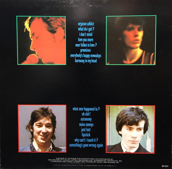 Buzzcocks : Singles Going Steady (LP, Comp)