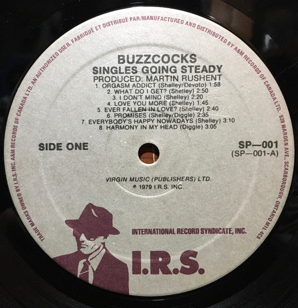 Buzzcocks : Singles Going Steady (LP, Comp)