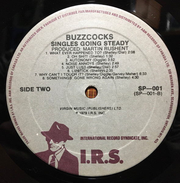 Buzzcocks : Singles Going Steady (LP, Comp)