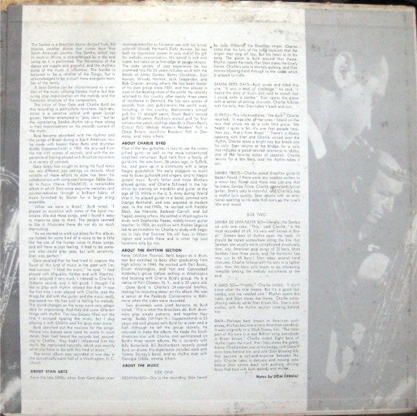 Stan Getz / Charlie Byrd : Jazz Samba (LP, Album, Gat)