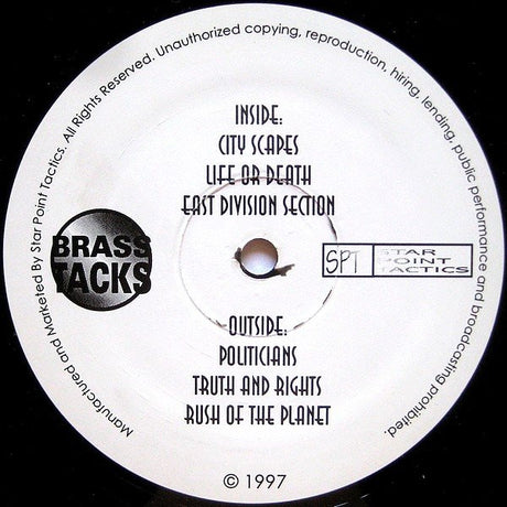 Brass Tacks : Star Point Tactics (12", EP)
