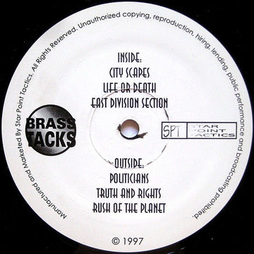 Brass Tacks : Star Point Tactics (12", EP)