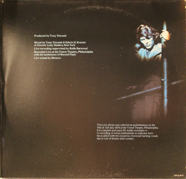 David Bowie : David Live (2xLP, Album, RE)