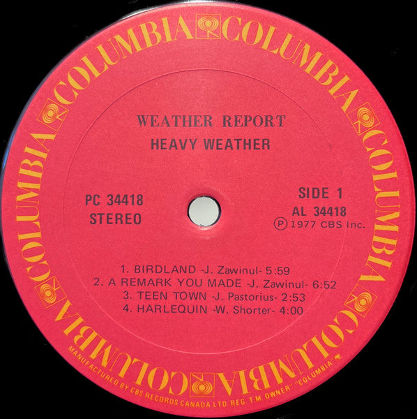 Weather Report : Heavy Weather (LP, Album)