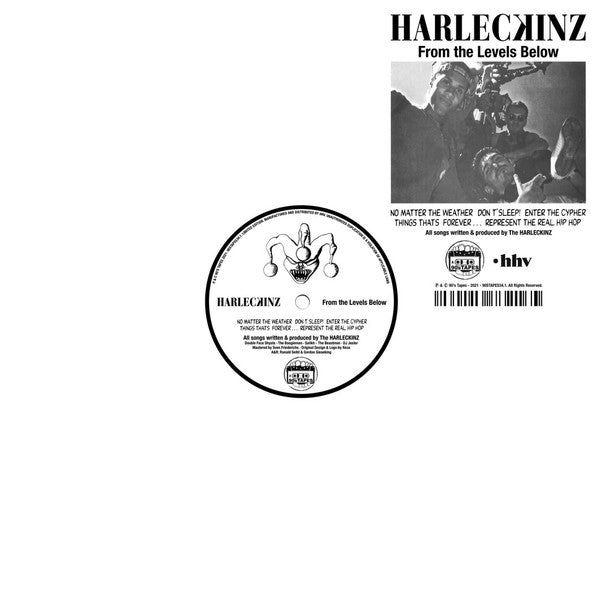 Harleckinz : From The Levels Below (12", EP, Ltd, RE)