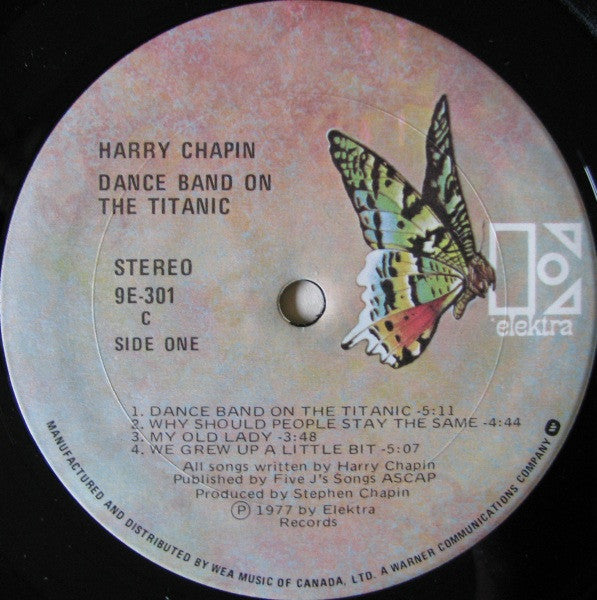 Harry Chapin : Dance Band On The Titanic (2xLP, Album)