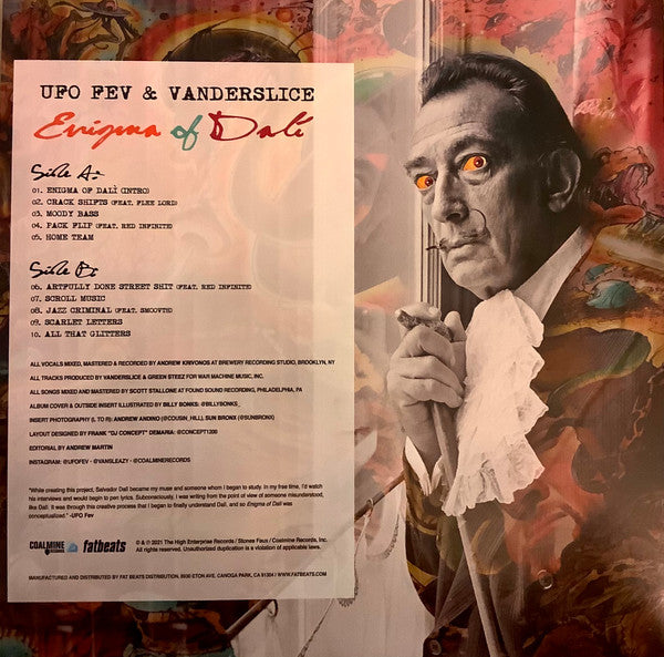 UFO FEV, Vanderslice : Enigma Of Dali (LP, Album, Ltd, Cle)