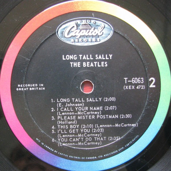 The Beatles : Long Tall Sally (LP, Album, Mono)