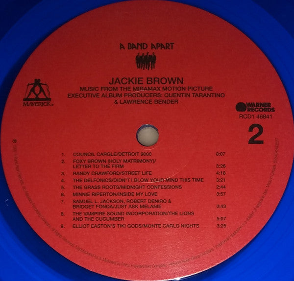 Various : Jackie Brown (Music From The Miramax Motion Picture) (LP, Album, Ltd, RE, RM, Blu)