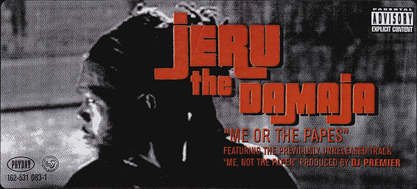 Jeru The Damaja : Me Or The Papes (12")
