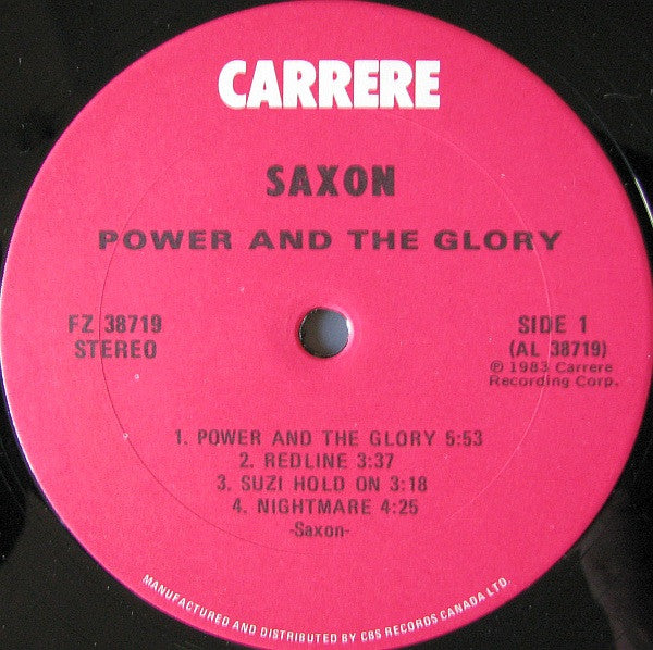 Saxon : Power & The Glory (LP, Album)