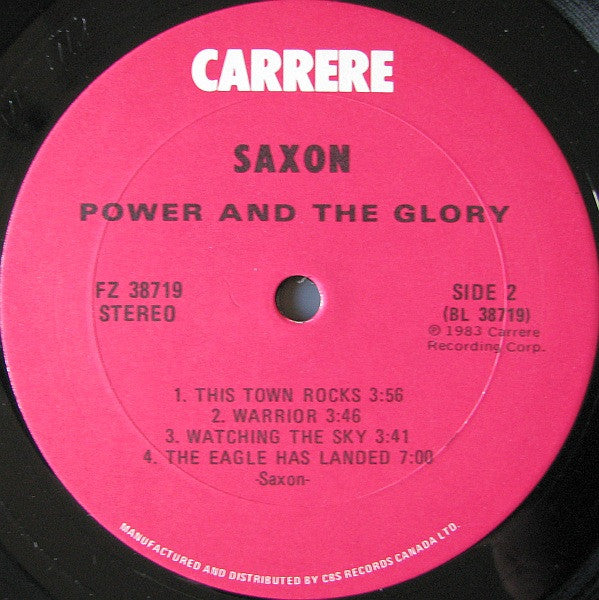 Saxon : Power & The Glory (LP, Album)