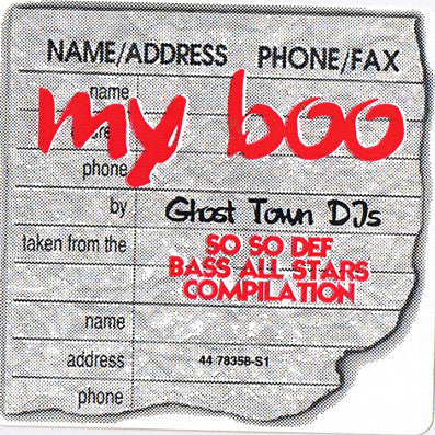 Ghost Town DJ's : My Boo (12")
