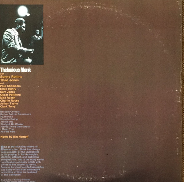 Thelonious Monk : Brilliance (2xLP, Comp, Gat)
