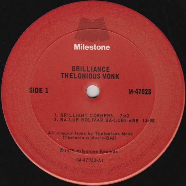 Thelonious Monk : Brilliance (2xLP, Comp, Gat)