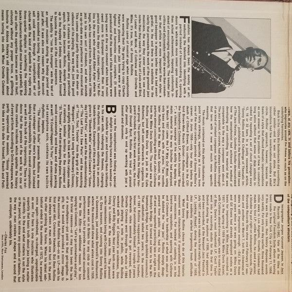 Sonny Rollins : The Freedom Suite Plus (2xLP, Comp)