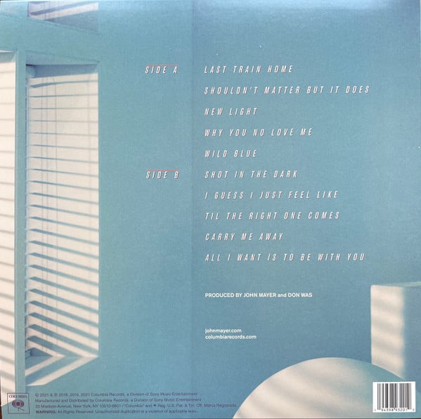 John Mayer : Sob Rock (LP, Album, Ltd, Pin)
