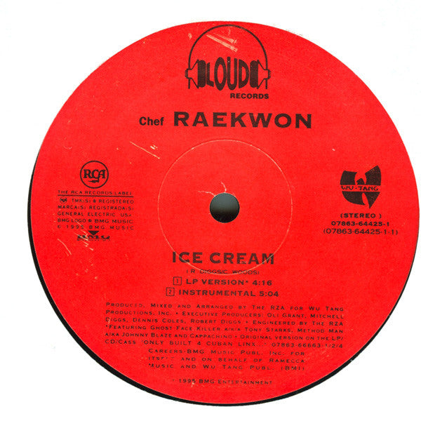 Raekwon : Ice Cream / Incarcerated Scarfaces (12")
