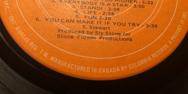 Sly & The Family Stone : Greatest Hits (LP, Comp, Pit)