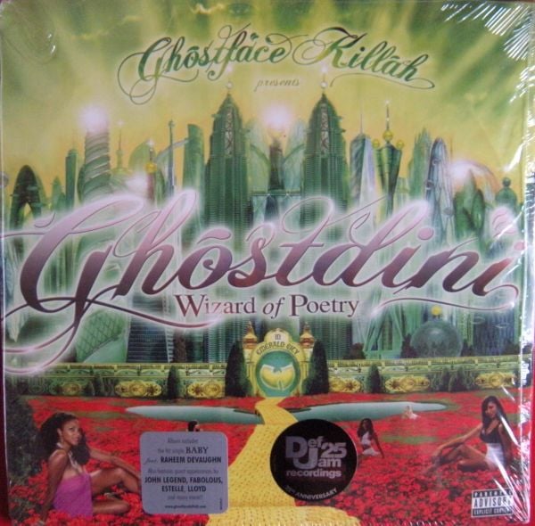 Ghostface Killah : Ghostdini Wizard Of Poetry In Emerald City (2xLP, Album, Gre)