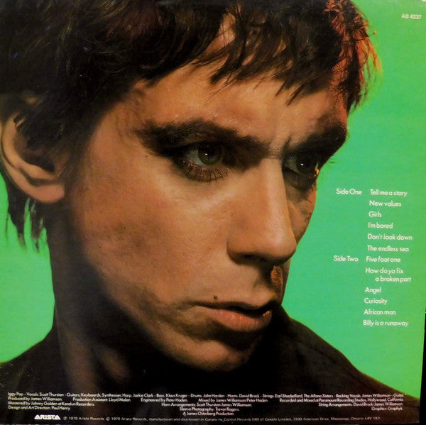 Iggy Pop : New Values (LP, Album)