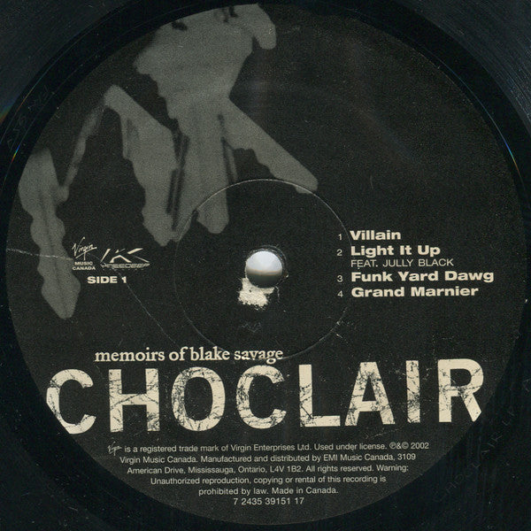 Choclair : Memoirs Of Blake Savage (2xLP, Album)