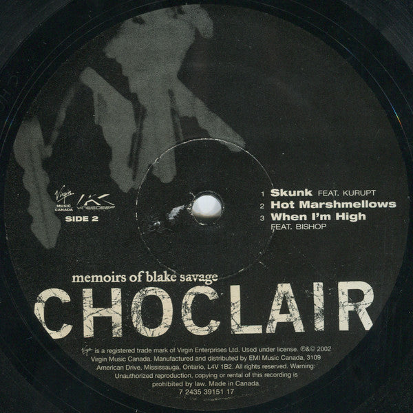 Choclair : Memoirs Of Blake Savage (2xLP, Album)