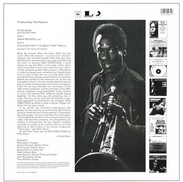 Miles Davis : In A Silent Way (LP, Ltd, RE, RM, RP)