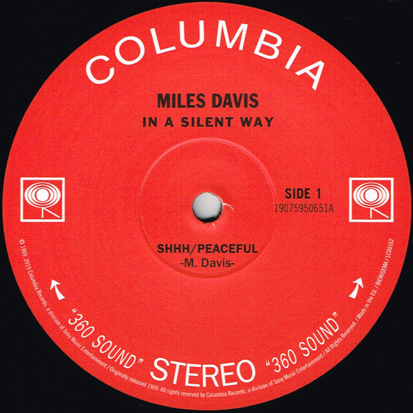 Miles Davis : In A Silent Way (LP, Ltd, RE, RM, RP)