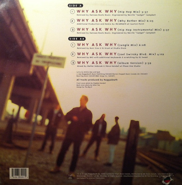 Raggadeath : Why Ask Why (12", Gol)