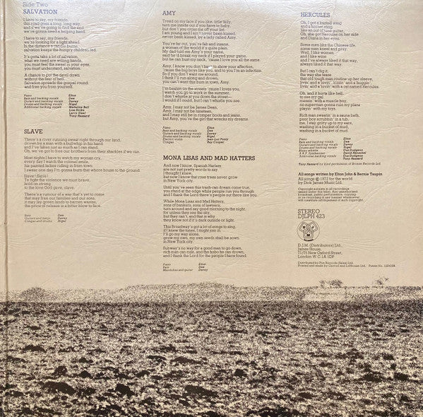 Elton John : Honky Château (LP, Album, Env)