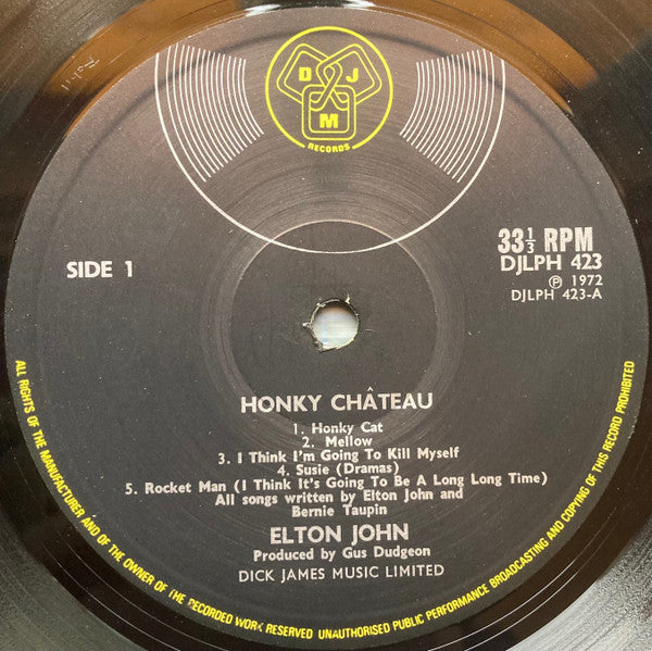 Elton John : Honky Château (LP, Album, Env)