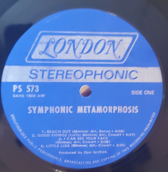 Symphonic Metamorphosis : Symphonic Metamorphosis (LP, Album, Gat)
