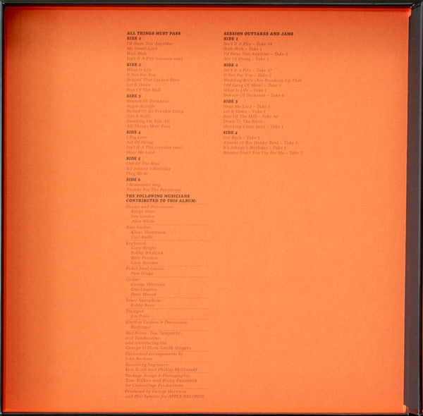 George Harrison : All Things Must Pass (50th Anniversary) (Box, Dlx + 3xLP, Album, RE, RM, 180 + 2xLP, 180)