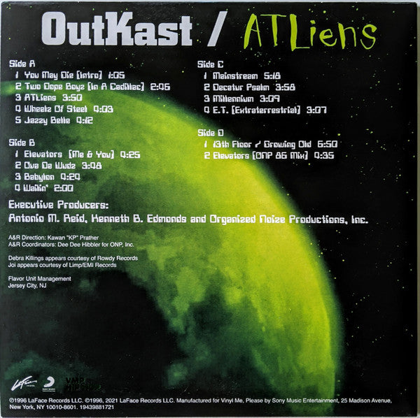 OutKast : ATLiens (2xLP, Album, Club, RE, RM, Gre)