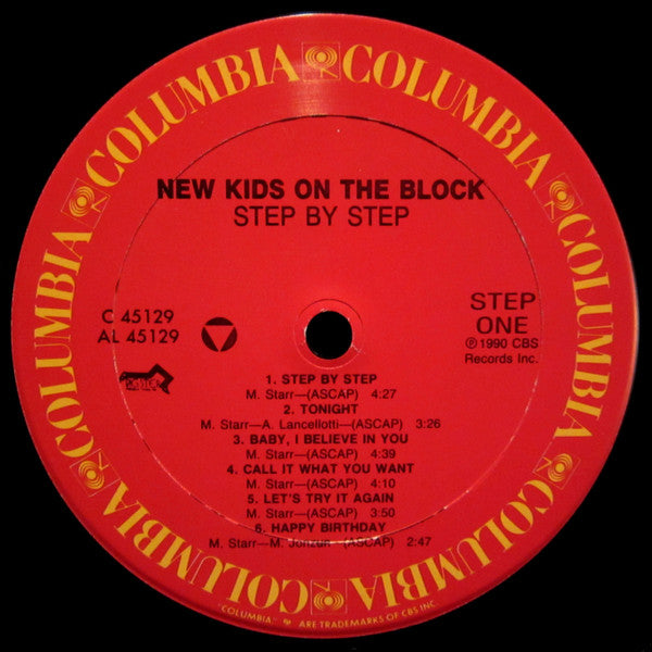 New Kids On The Block : Step By Step (LP, Album)