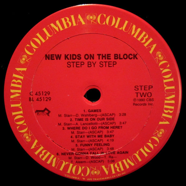 New Kids On The Block : Step By Step (LP, Album)