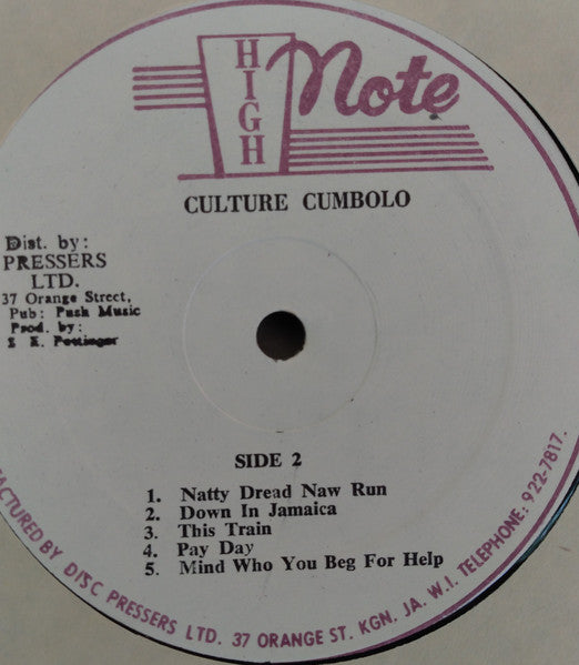 Culture : Cumbolo (LP, Album)