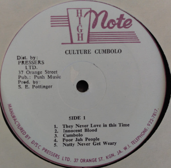 Culture : Cumbolo (LP, Album)