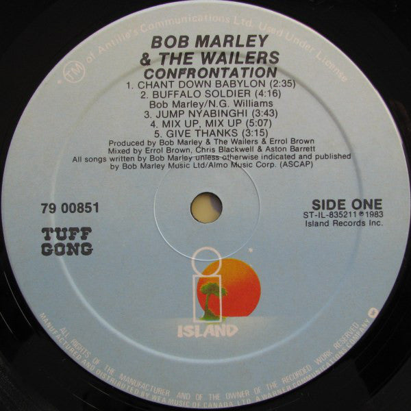 Bob Marley & The Wailers : Confrontation (LP, Album, Gat)