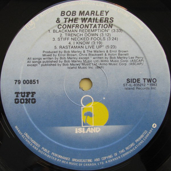 Bob Marley & The Wailers : Confrontation (LP, Album, Gat)