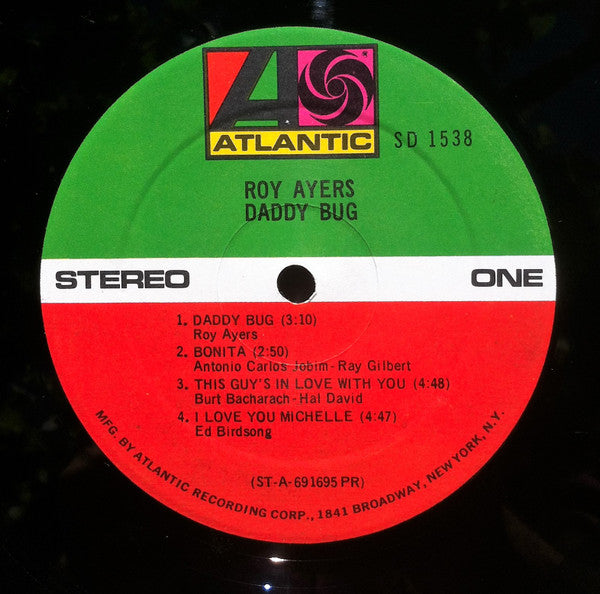 Roy Ayers : Daddy Bug (LP, Album, PR)