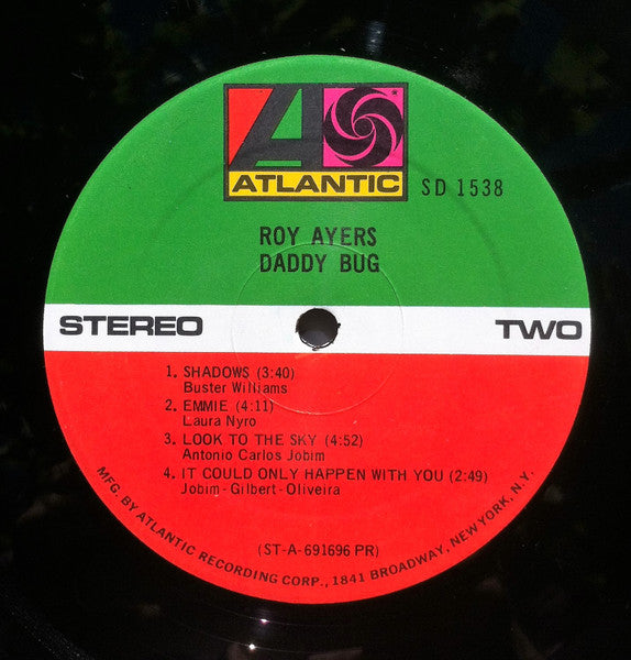 Roy Ayers : Daddy Bug (LP, Album, PR)