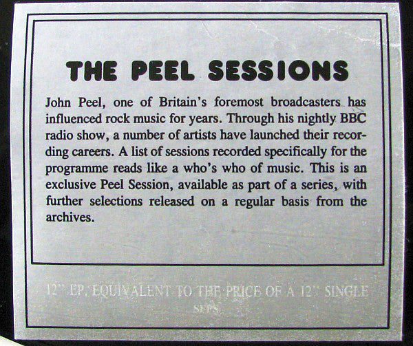 New Order : The Peel Sessions (12", EP)