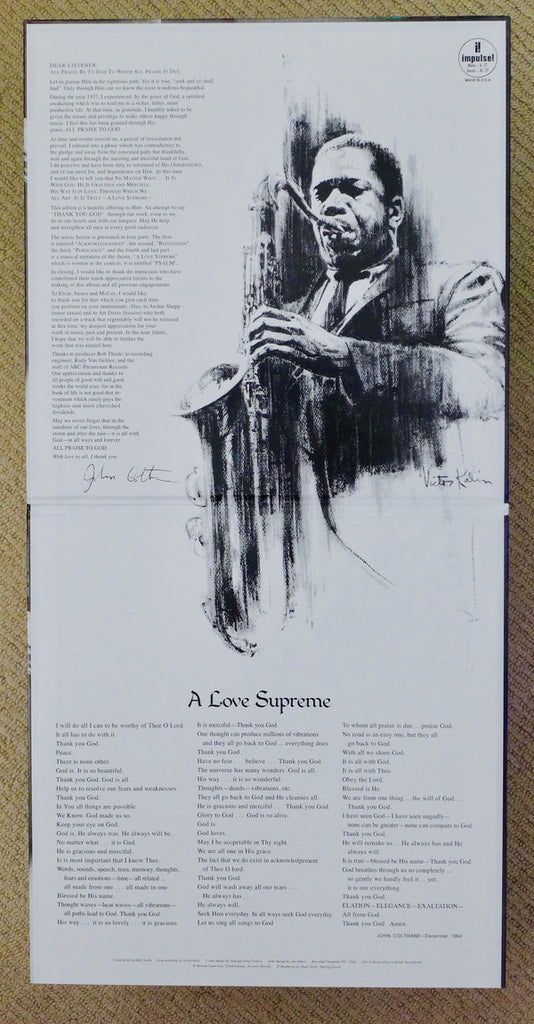 John Coltrane : A Love Supreme (LP, Album, RE, RP, 180)
